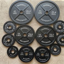 Titan Fitness Olympic Iron Weight Plates (2 In)