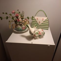 Bundle Of Porcelain Easter And Spring Collectors Art Decor