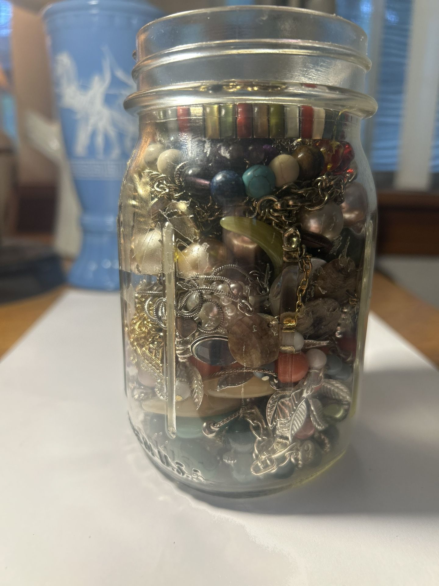 Beautiful Unique Vintage Jewelry Jar