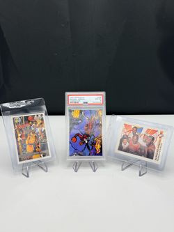 1992 Upper Deck Michael Jordan Fanimation #506 PSA 8 Bundle with Kobe Card
