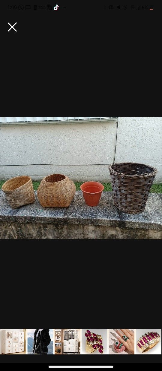 Basket Collection 5-12in 6Tall