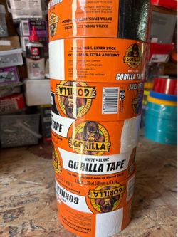 Tape de gorila blanco y negro