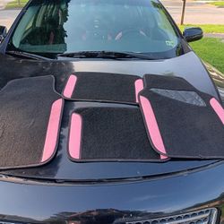 Black and Pink  Mats