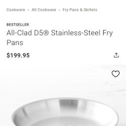 All Clad Frying Pan