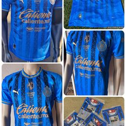 S,M,L,Xl,2XL,3XL,4XL slim fit available Soccer Chivas Guadalajara new jersey 3rd kid blue  2026 azul terser uniforme el rebaño sagrado  New Jersey  20