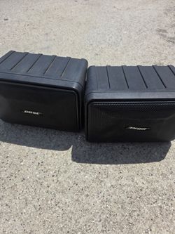 Vtg Pair 1984 Bose Model 101 Music Monitor Speakers Black Tested & Working