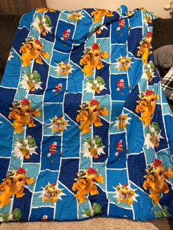 Reversible Mario Comforter