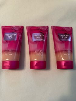 Bath and Body Perfect in Pink Sugar Body Scrub (Limited Edition) 3 tubes.