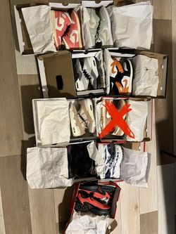 8 pairs of brand new Nike air Jordan