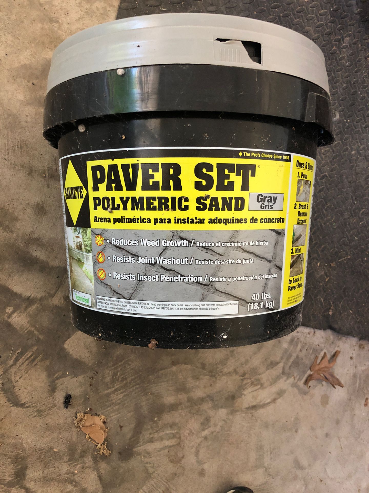Paver Set polymeric Sand : 40lbs unopened unused