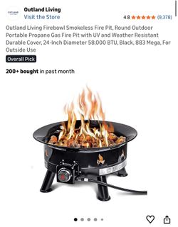 Brand New Outland Firebowl Deluxe Propane Fire Pit – Still in Box! 