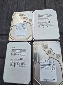 6 TB hard drives x 4