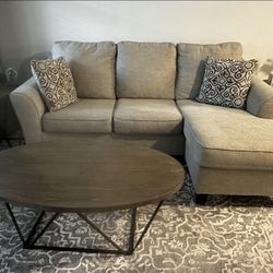 City Furniture Sectional Sofa + Coffee Table – Great Condition