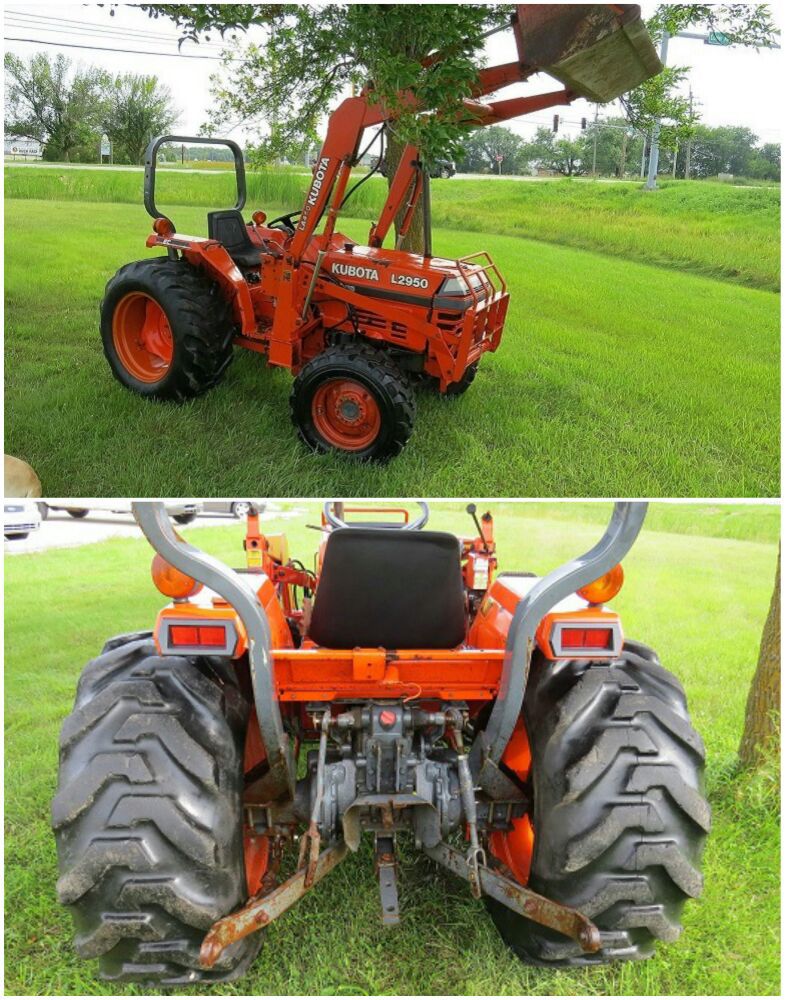 Excellent 93 Kubota L2950 4WD Tractor