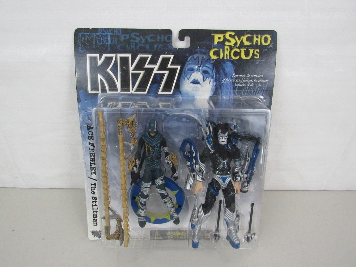 Kiss Psycho Circus Ace Frehley & The Stiltman Action Figures 1998-New