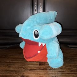 Pokemon HUGE LIFE-SIZE Cushion LARGE Custom BIG Fluffy Gible Plush 30”