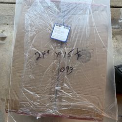 Frosted Acrylic Sheet  24” x 17 1/2”   & 24” x 15 1/4 (.093” Thick) two sheets 