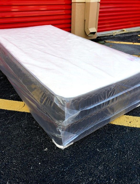 NEW TWIN MATTRESS AND BOX SPRING 😉 100% QUALITY & CONFORM 👌