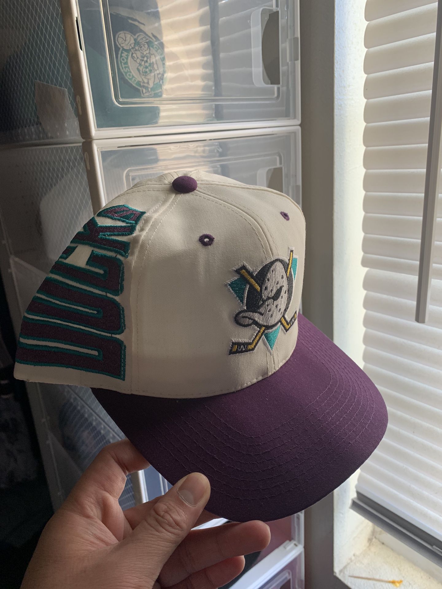 Vintage Mighty Ducks Starter Hat Fitted Size 7-7 3/4 Elastic for Sale in  Glendora, CA - OfferUp
