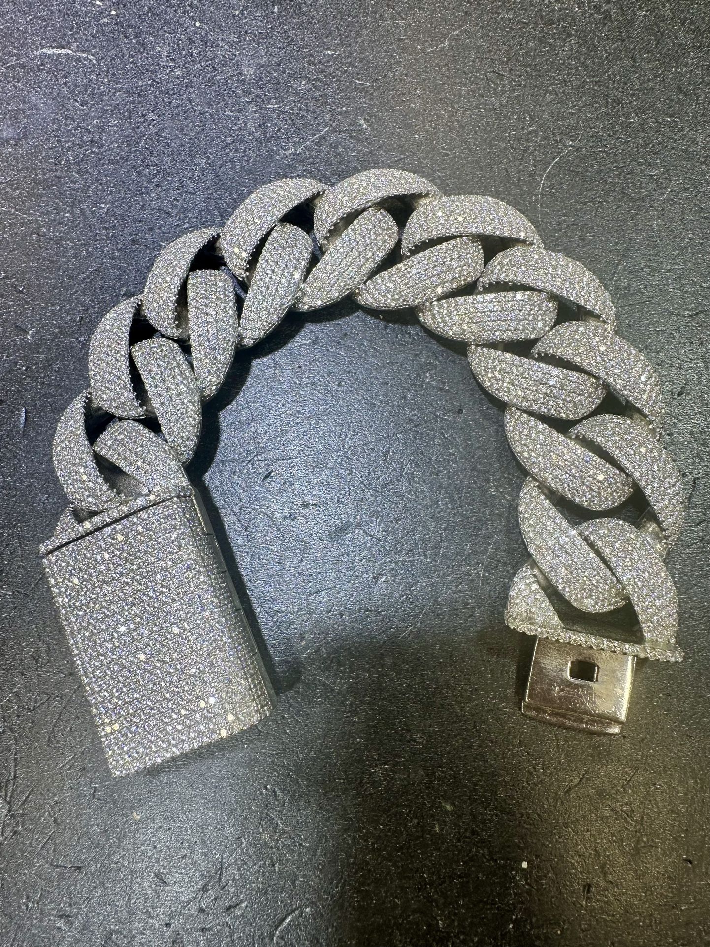 Bust Down Cuban Bracelet 