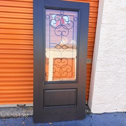 Thermatru 36 x 79 Impact glass Exterior door  (No frame)