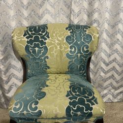 Victorian Chair And Ottoman 