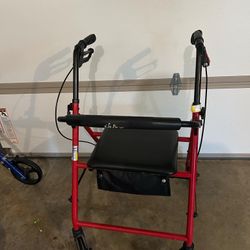 Walker With Seat And Storage 