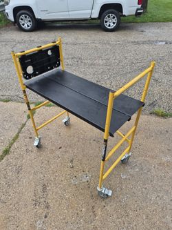 Portable scaffold  baker's cart