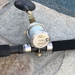 Accurate Boss Fury 400 (Lefty) Reel, with  Phenix GF 700L 15-30 lb Rod.