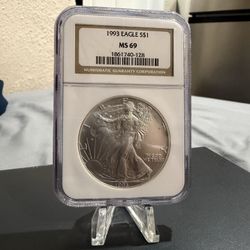 1993 American Eagle  NGC MS69