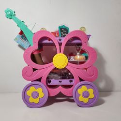 Kid Connection Flower Tea Cart Play Set, 45 Pieces, Toddler Toys