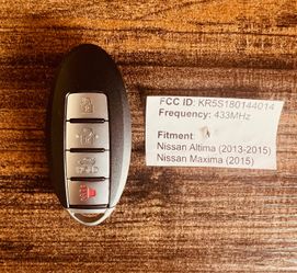 $89 @ Pomona Indoor Swapmeet | Nissan Infiniti 4-Button Push Start Smart Remote Key Copy (G35, G37, Altima, Pathfinder, QX50, QX60, Murano, Sentra)