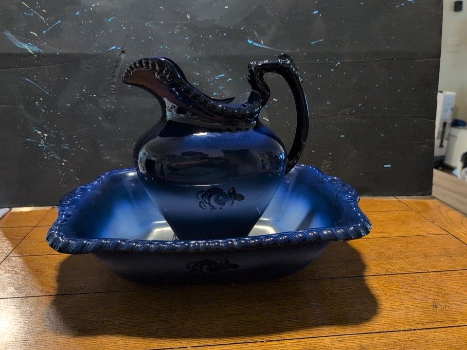 Pitcher With Basin