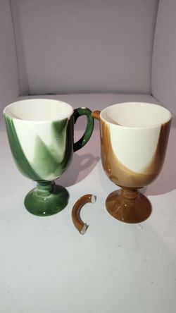 Vintage CMI Inc Chadwick Swirl Set Of 2