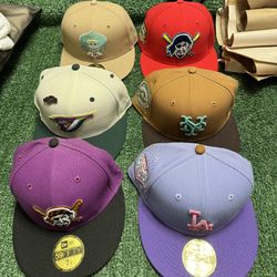 Brand New Fitted Hats Sizes In Description 