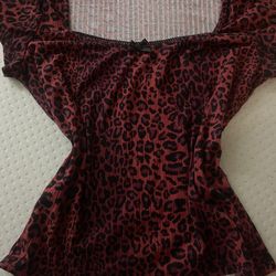 Cheetah Printed Laced Shirts