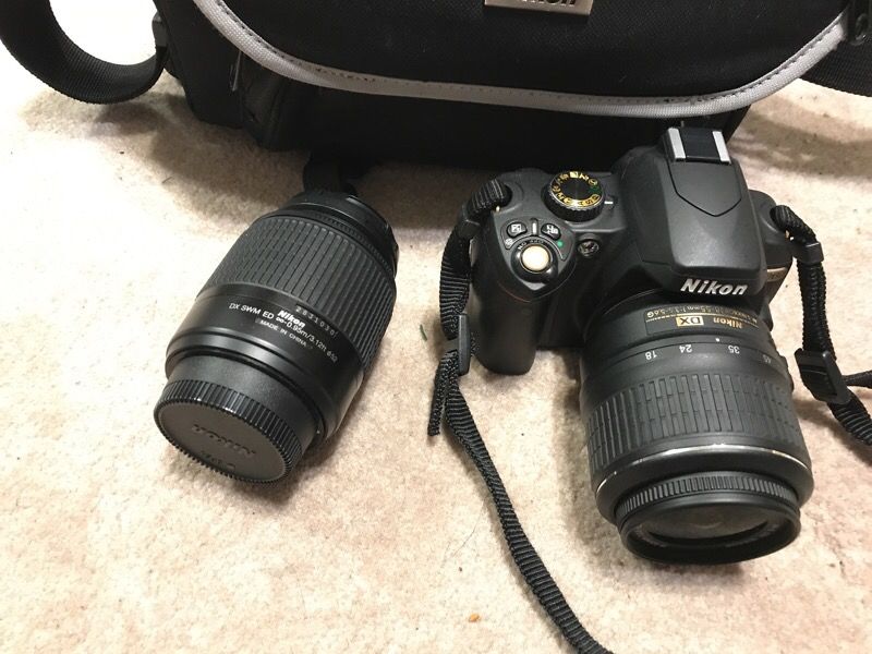 Nikon D60 Gold edition (extra lense included) Nikon DX SWM ED infinite 0.95m/3.12ft