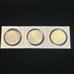🇩🇪 (3x) 1972 German Silver 10 Mark – Munich Olympics Set – Silver to $150? 🚀