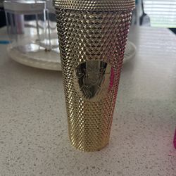 Gold Starbucks Tumbler 