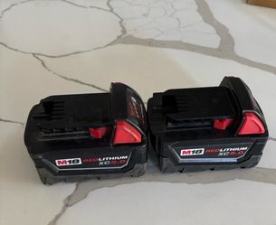 Milwaukee m18 5.0 batteries