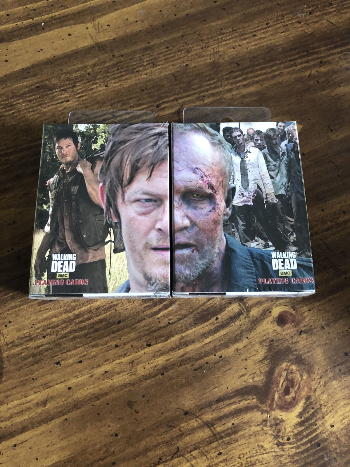 The Walking Dead Playing Cards Lot Of 2 NEW IN PACKAGE