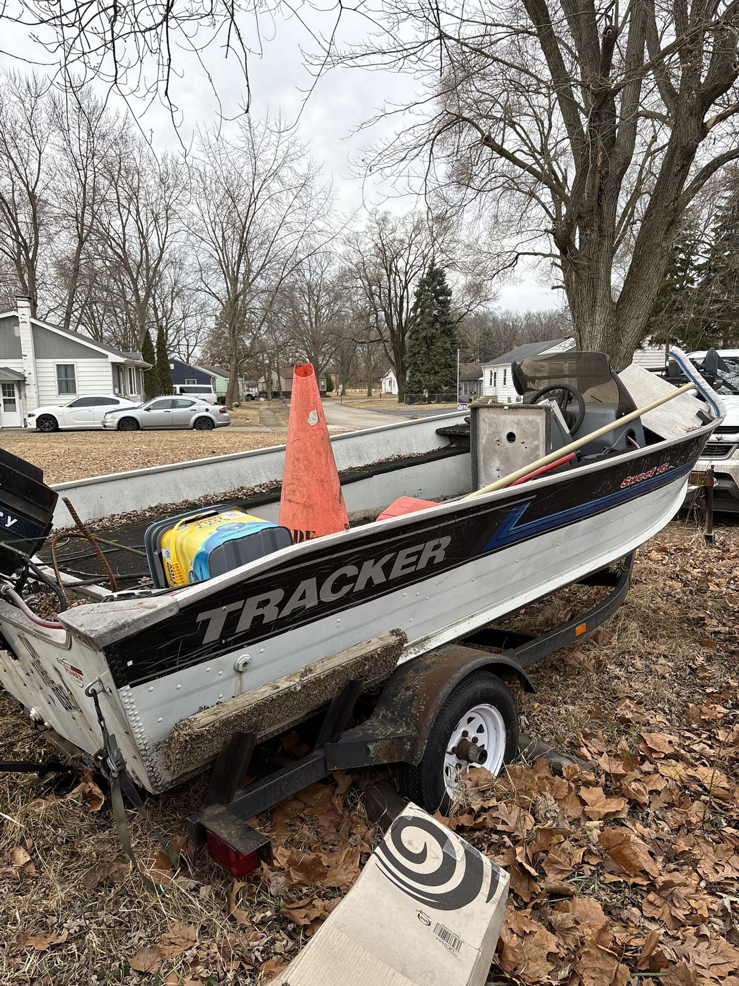 Bass Tracker Boat And Trailer