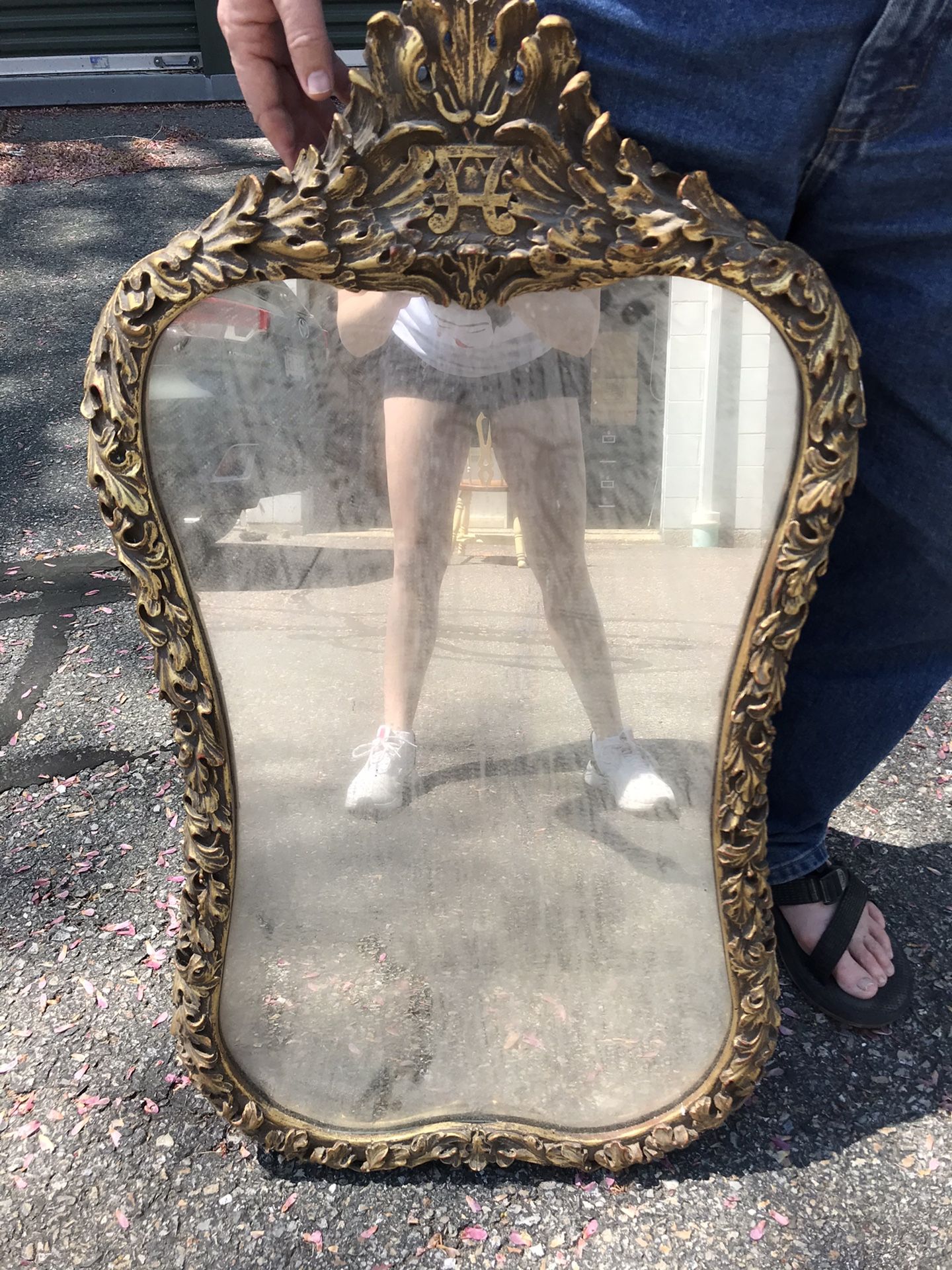 Two Matching Antique Mirrors