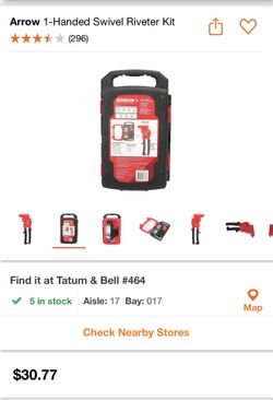 Handed Swivel Riveter Kit , Tool Kit 