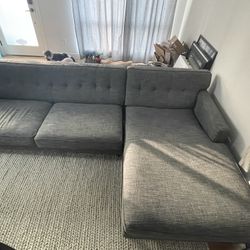 Kasala Grey Sectional Sofa For In