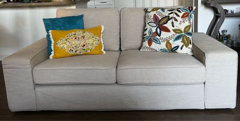 Beige Fabric IKEA Sofa