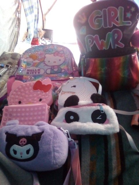 Hello Kitty Back Pack And Purses and Other backpacks For Kids Or The Kid In Adults