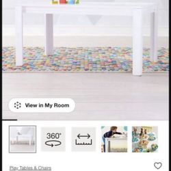 Crate And Barrel Kids Table Desk Play Table 