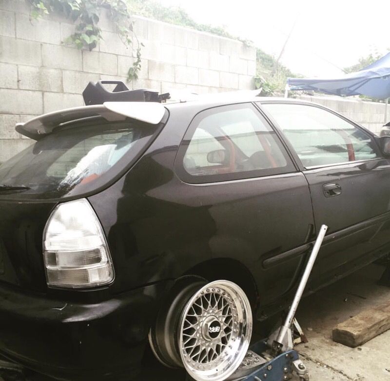 Ek hatch All clear rare tail lights