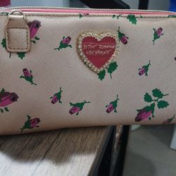 Pink And Purple Betsy Johnson Wallet 